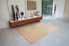 Louis de Poortere mad men dedalo 9205 yello scarab Grey, Yellow Living Room Flat Weave Rug.