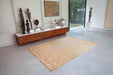 Louis de Poortere mad men dedalo 9205 yello scarab Grey, Yellow Living Room Flat Weave Rug.