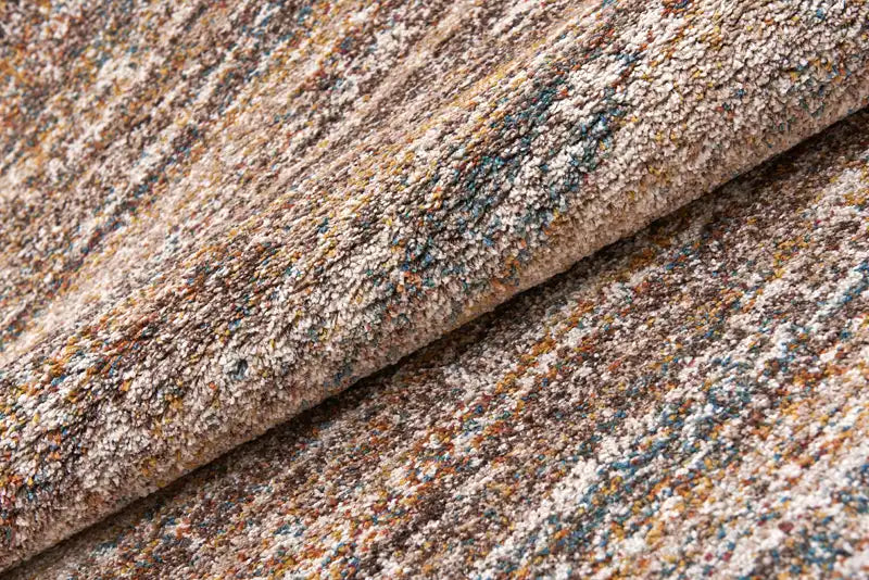 Mastercraft mehari 23094 6969 Beige, Multicoloured Living Room Shaggy Rug.
