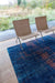 Louis de Poortere atlantic venetian dust 9211 sunset blue Blue Living Room Flat Weave Rug.