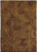 Louis de Poortere coral meditation 9227 black gold Yellow, Black Living Room Striped Rug.