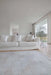 Louis de Poortere coral meditation 9228 oyster white Ivory, Cream Living Room Striped Rug.