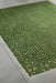 Louis de Poortere trammel structures 9249 alta green Green Living Room Striped Rug.