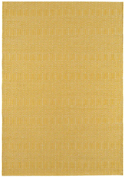 Asiatic sloan mustard Yellow Living Room Striped Rug.