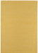 Asiatic sloan mustard Yellow Living Room Striped Rug.
