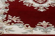 Oriental Weavers royal indian red Red Living Room Wool Rug.