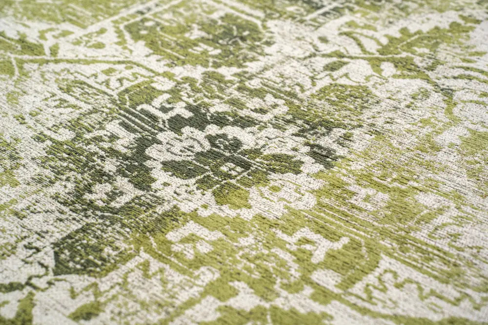 Antiquarian Tabriz Olive Wood 9645Washable Rug
