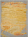 Nourison prismatic prs19 grey gold Grey, Yellow Living Room Wool Rug.