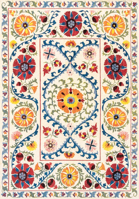 Antiquarian Suzani Origine 9728Washable Rug