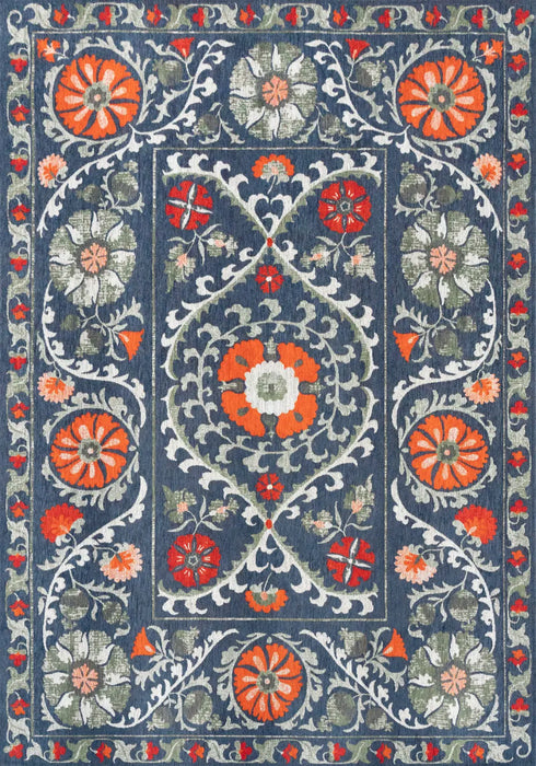 Antiquarian Suzani Nordic 9730Washable Rug