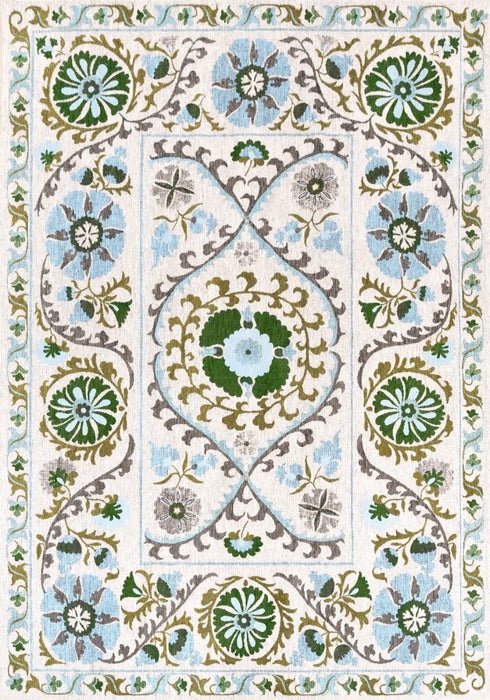 Antiquarian Suzani Slavia 9732Washable Rug