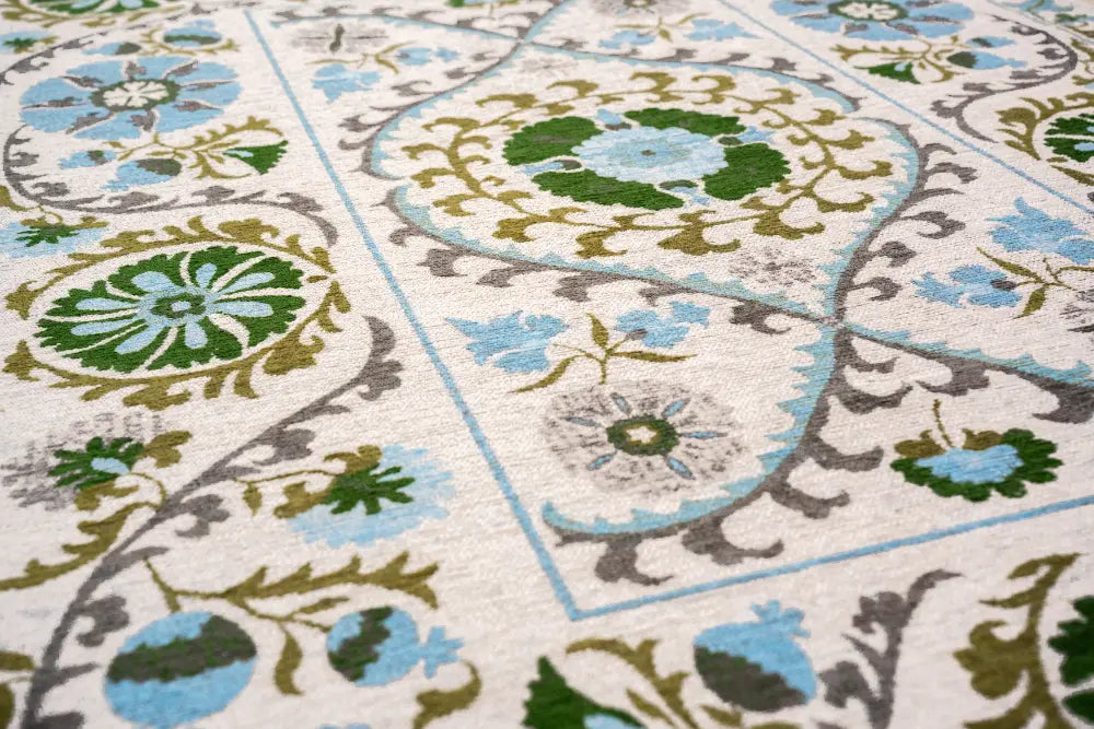 Antiquarian Suzani Slavia 9732Washable Rug
