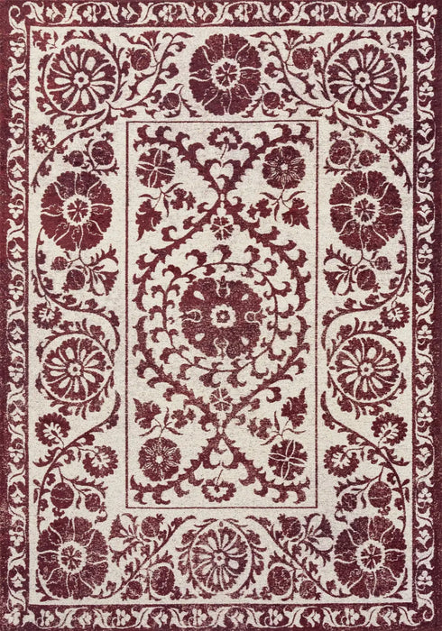 Antiquarian Suzani Zephyr 9734Washable Rug