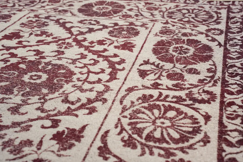 Antiquarian Suzani Zephyr 9734Washable Rug