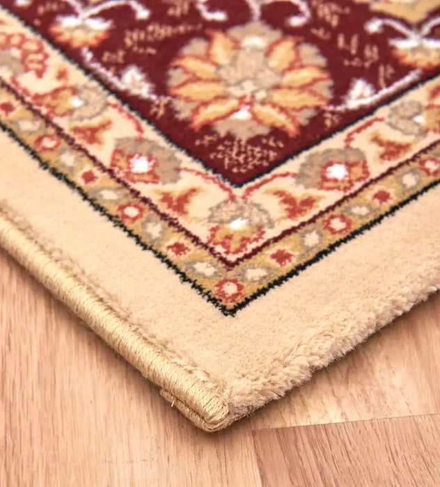 Mastercraft noble art 6529 191 Beige, Ivory, Red Living Room  Rug.