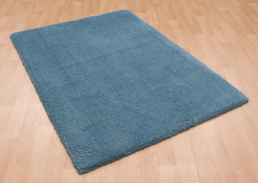 Asiatic lulu duck egg Blue Living Room Shaggy Rug.