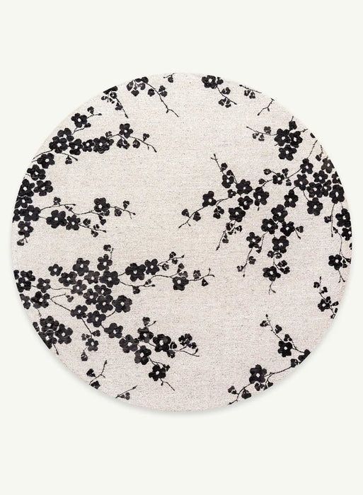 Sakura Night Snow 9835 Washable Rug