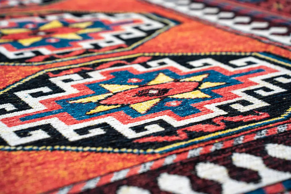 Antiquarian Antalia Red Mix 9844Washable Rug