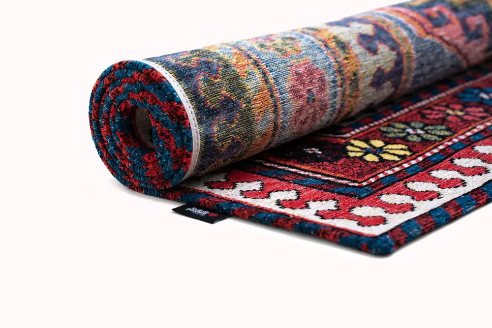 Antiquarian Antalia Red Mix 9844Washable Rug