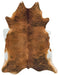 Asiatic texas faux chestnut Brown Living Room Flat Weave Rug.
