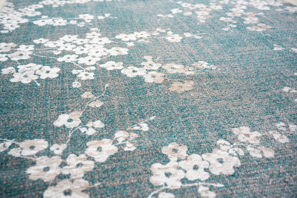 Sakura Sakura Lake Blue 9850Washable Rug