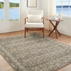 Arda Vintage Taupe Brown Grey Traditional Boho Fringe Living Dining Bedroom ACZ2312 Rug