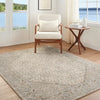 Arda Vintage Grey Taupe Brown Traditional Boho Fringe Living Dining Bedroom ACZ2315 Rug