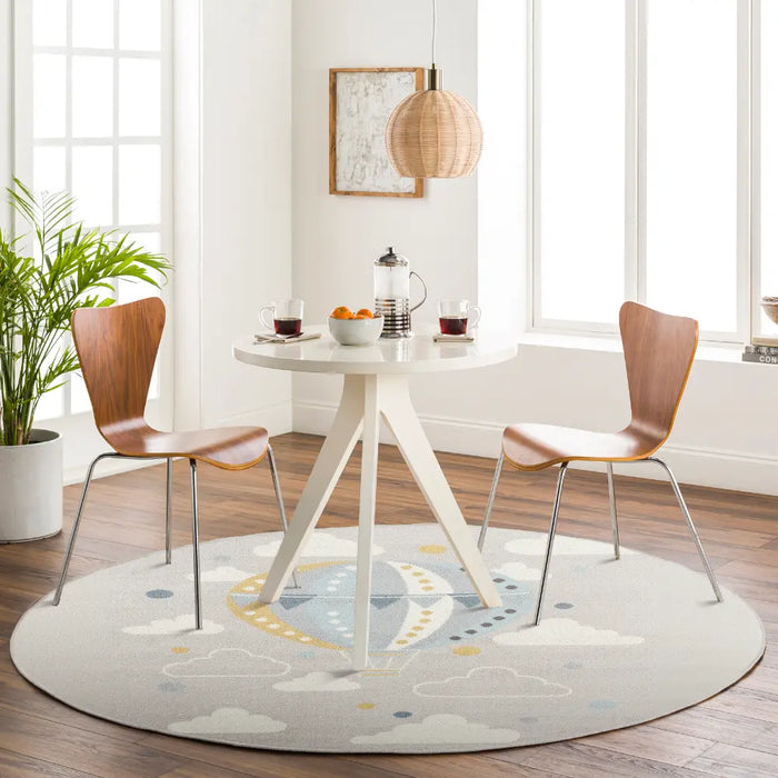 MONTY Kids Modern Multicolour/Grey Bedroom Rug Multicolour