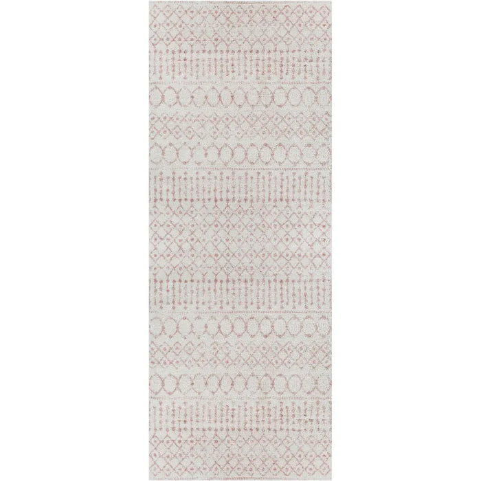SAANJH Shaggy Global Plush Pile Pale Pink Rug