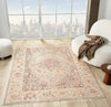 Prestige alia 524ak beige l blue Beige Living Room  Rug.