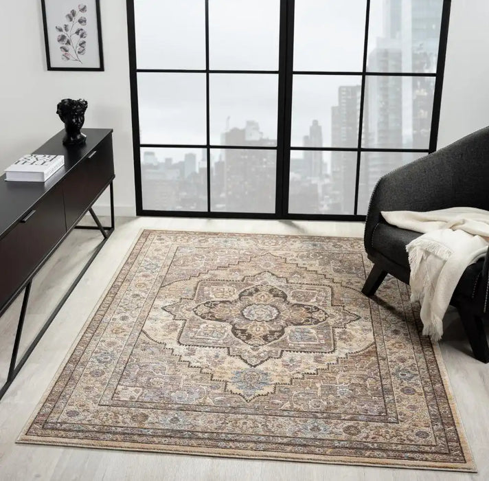 Prestige alia 842g5 anthracite grey Grey Living Room  Rug.
