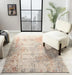 Prestige alia 860gc beige rose Beige, Pink Living Room  Rug.