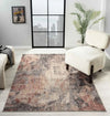 Prestige alia 878al anthracite rose Multicoloured, Pink Living Room  Rug.