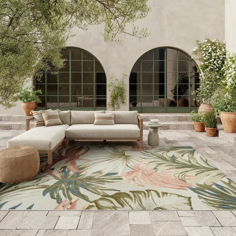ALOHA ALH43 IVORY GREEN Indoor / Outdoor