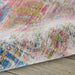 Nourison ankara global anr01 multi Multicoloured, Red Living Room Moroccan Rug.