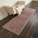 Nourison ankara global anr01 multi Multicoloured, Red Living Room Moroccan Rug.
