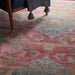 Nourison ankara global anr01 multi Multicoloured, Red Living Room Moroccan Rug.