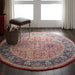 Nourison ankara global anr02 red Red Living Room Moroccan Rug.