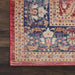 Nourison ankara global anr02 red Red Living Room Moroccan Rug.