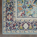 Nourison ankara global anr14 teal multi Blue, Multicoloured, Teal Living Room Moroccan Rug.