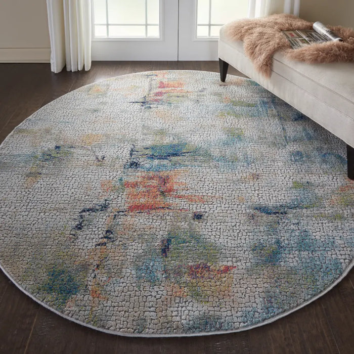 ANKARA GLOBAL ANR09 Ivory Mutli Rug