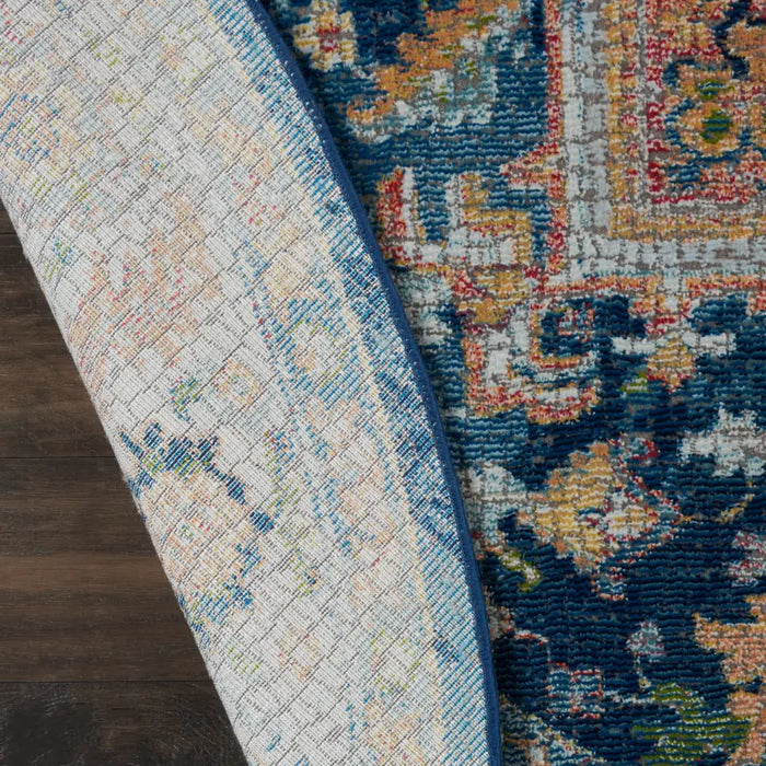 ANKARA GLOBAL ANR11 Blue Multi Rug