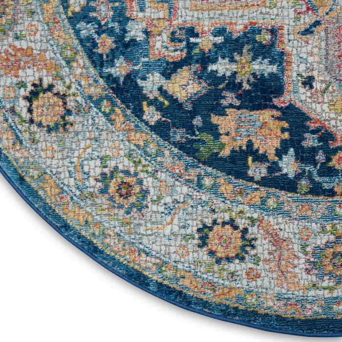 ANKARA GLOBAL ANR11 Blue Multi Rug
