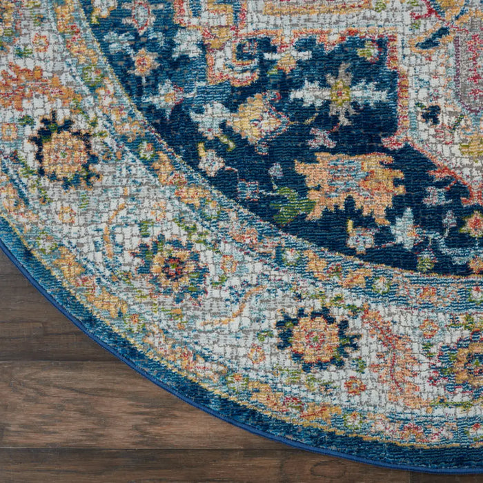 ANKARA GLOBAL ANR11 Blue Multi Rug