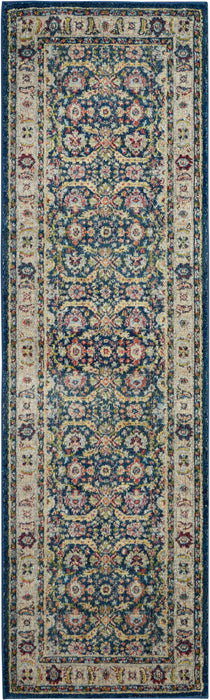ANKARA GLOBAL ANR13 Navy Multi Rug
