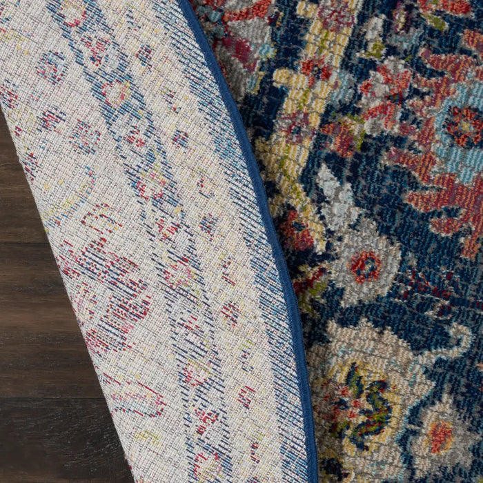 ANKARA GLOBAL ANR13 Navy Multi Rug