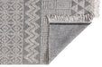 Concept Looms anya anya01 grey black Grey, Black Living Room  Rug.