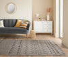 Anya ANYA01 Grey Black Rug