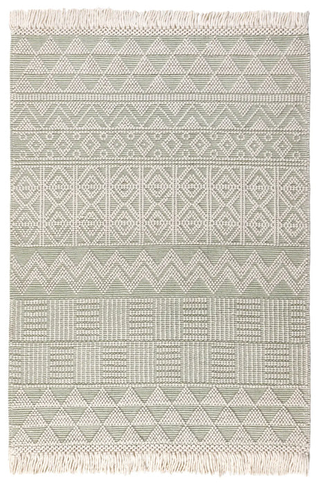 Anya ANYA01 Ivory Mint Rug