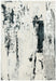 Asiatic aurora au10 glacier Grey Living Room  Rug.